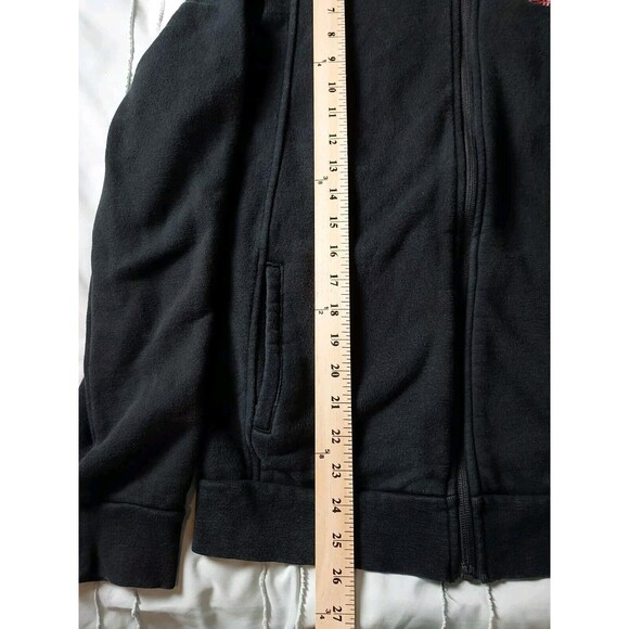 Figs Jacket Women's Medium Black Fleece Full Zip Uniform Nursing - Picture 9 of 9